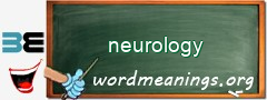 WordMeaning blackboard for neurology